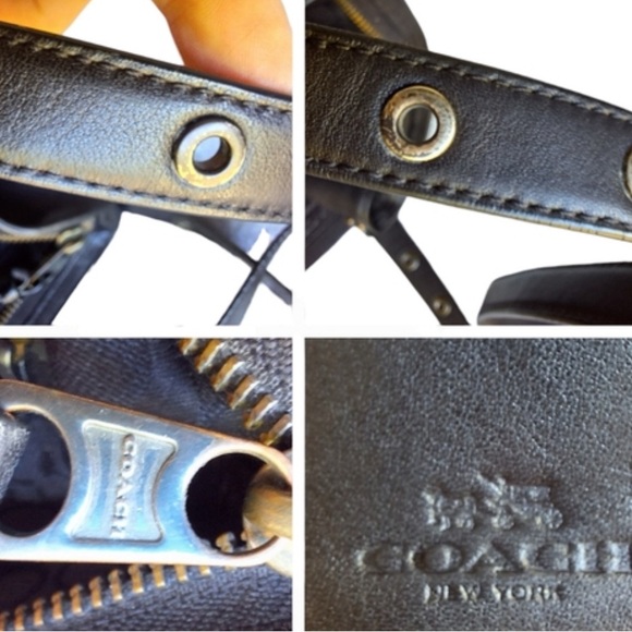 EUC Coach Bleecker Mini Duffle Bucket Black Crossbody Bag, w/tag & dust bag - Picture 10 of 14